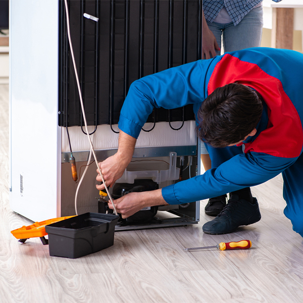 how much do you charge for refrigerator repair services in Rock Rapids